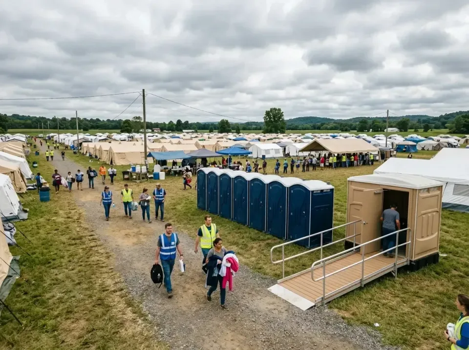 disaster-relief-camp-restrooms-010 — frequently asked questions, Dumpster & Portable Bathrooms Rental in Hominy, OK